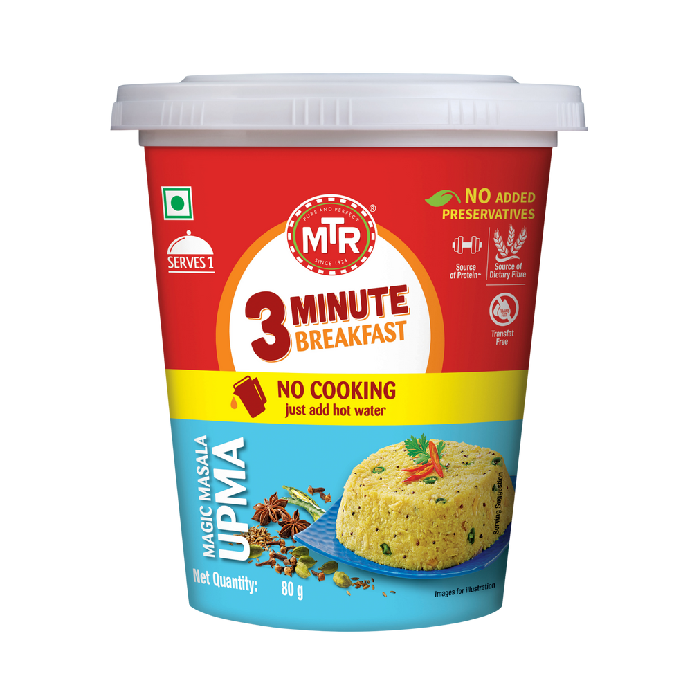 3 Minute Magic Masala Upma Cup