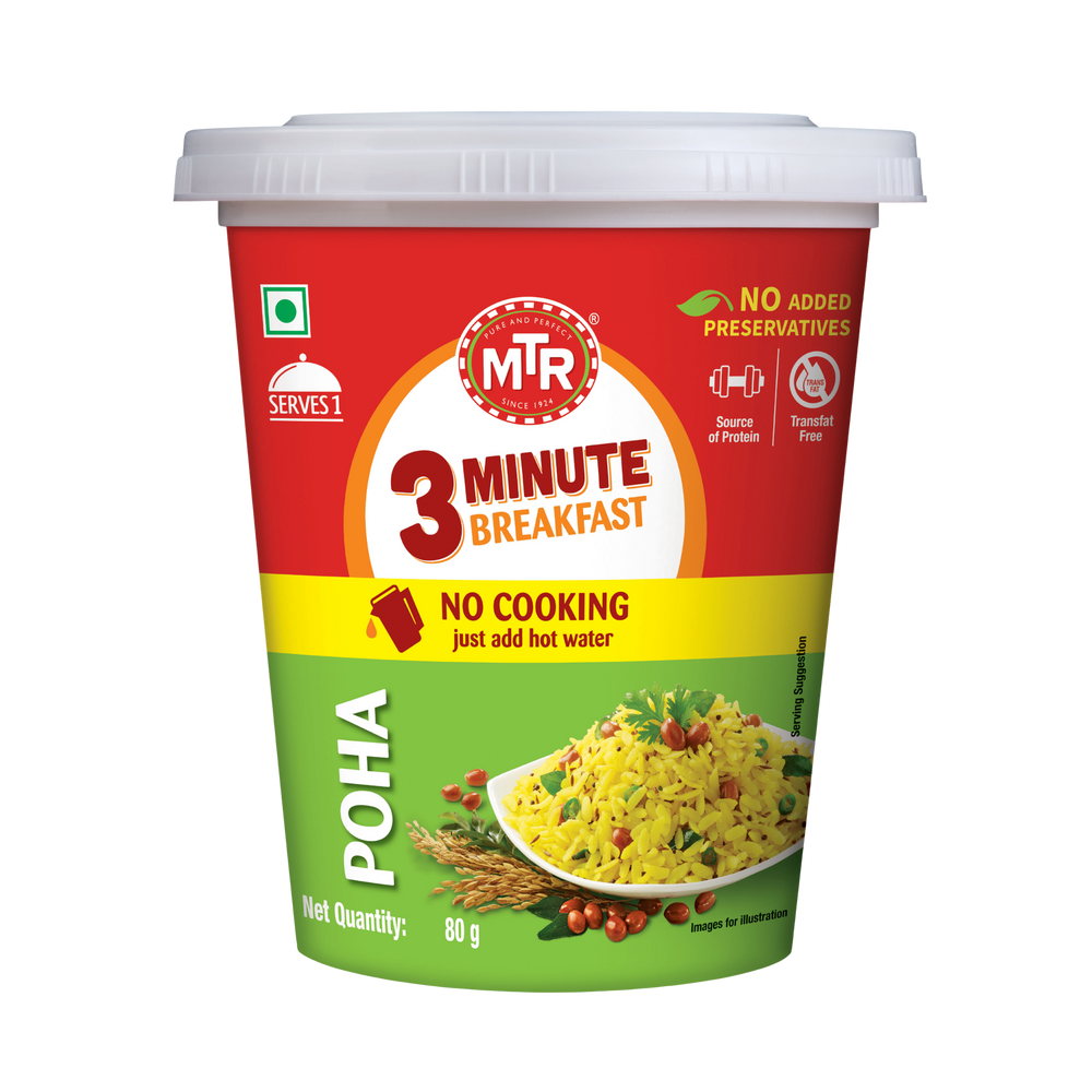 3 Minute Poha Cup