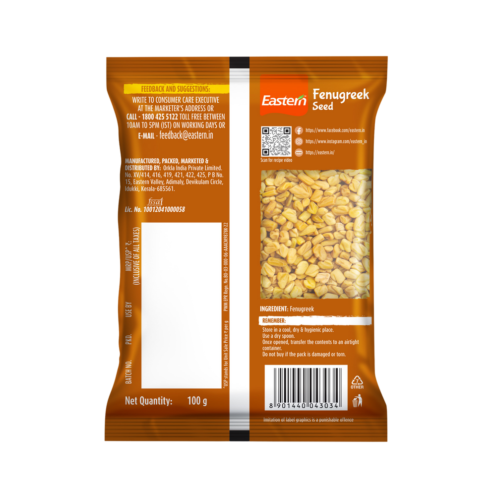 Eastern Fenugreek Seeds
