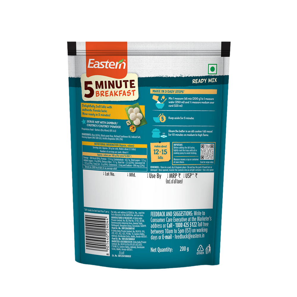 5 Minute Idli Mix
