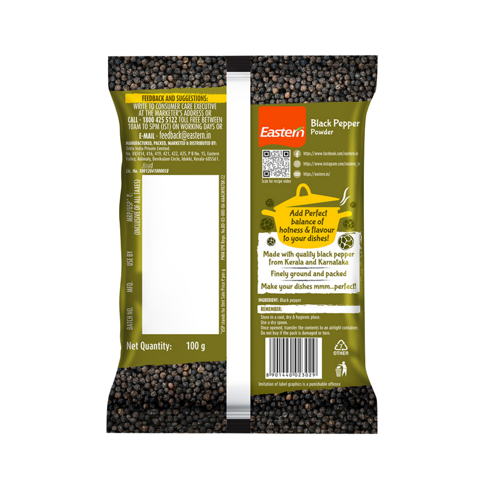 Eastern Black Pepper Powder
