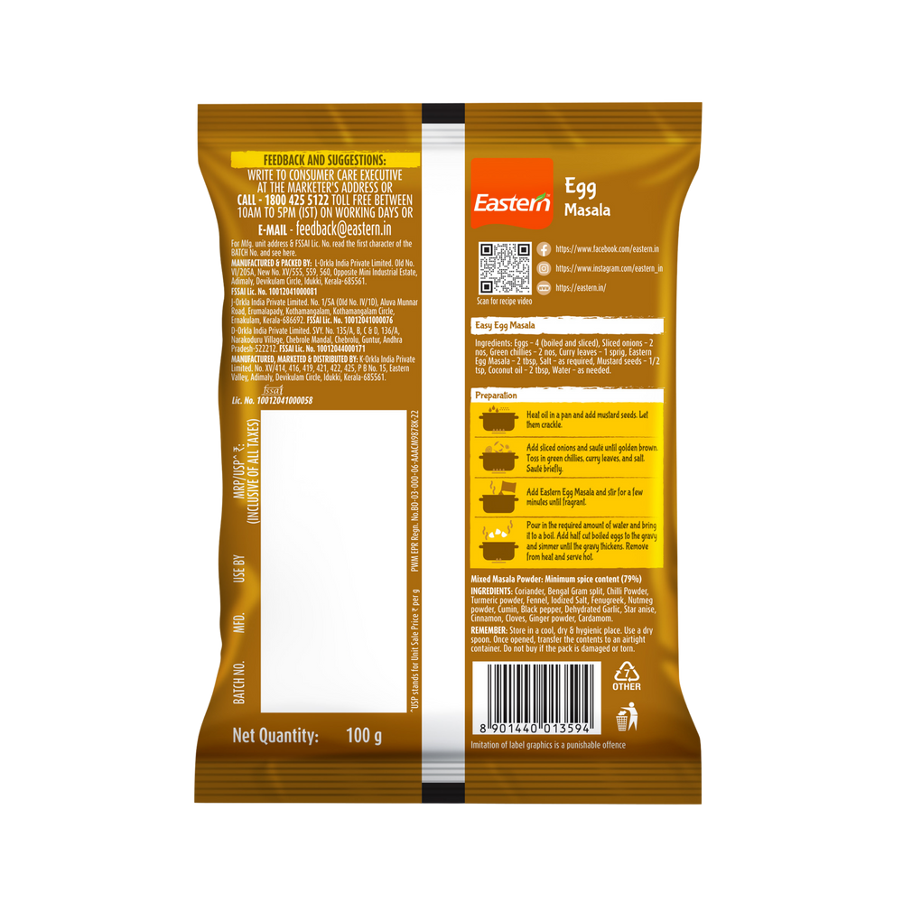 Eastern Egg Masala (Pack of 2)