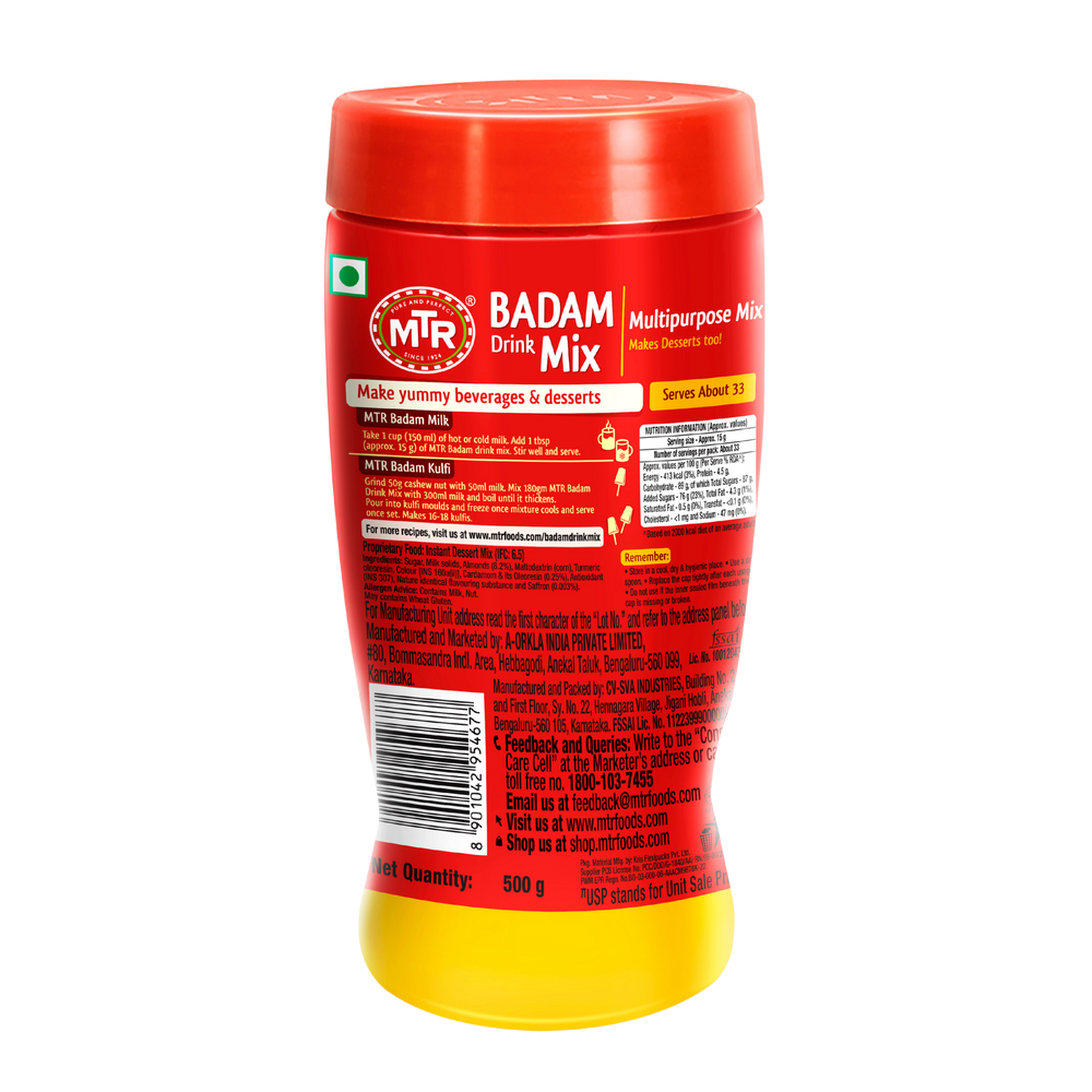 MTR Badam Drink Mix Jar