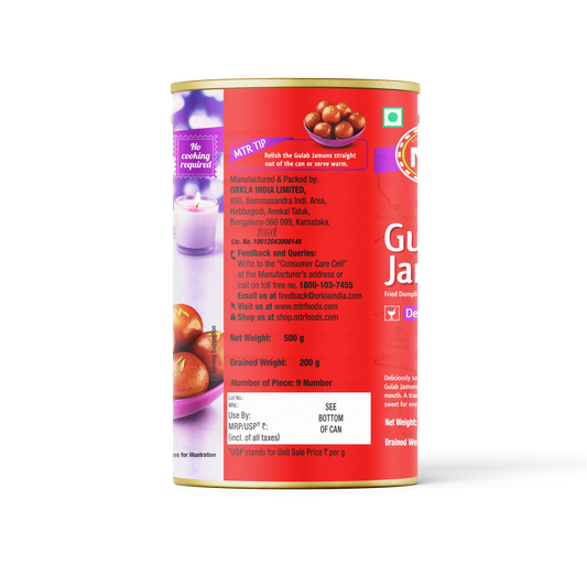 Gulab Jamun Tin Can