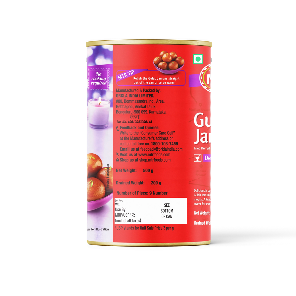 MTR Gulab Jamun Tin Can