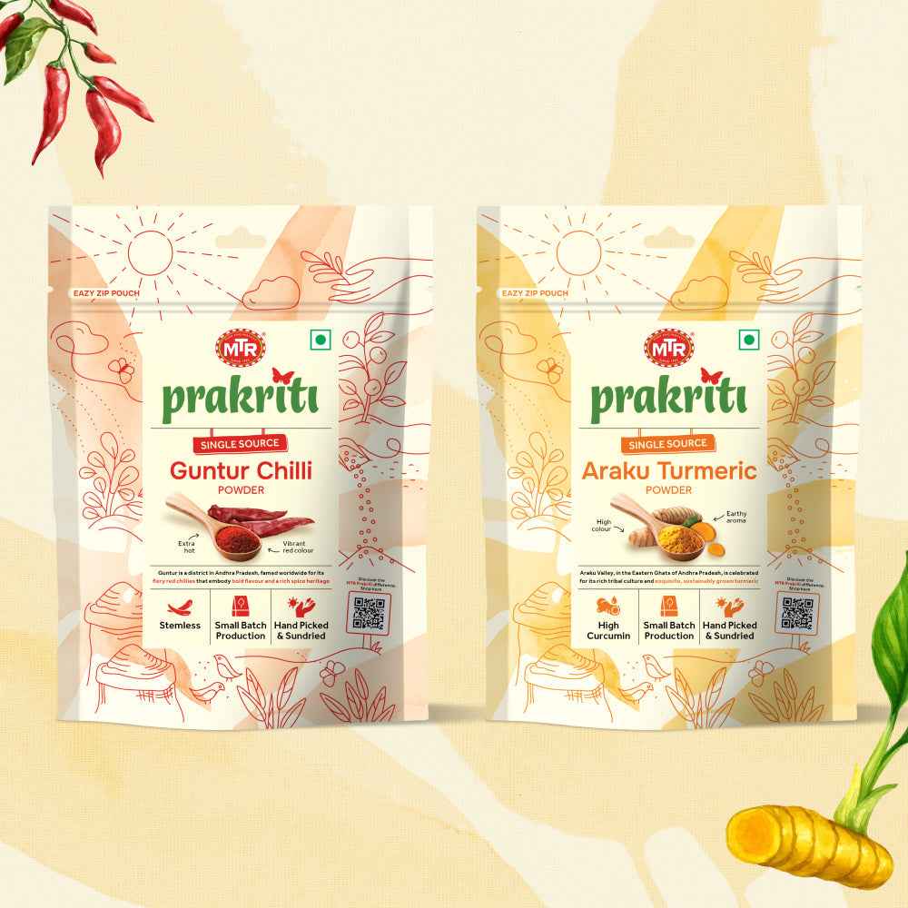 Guntur Chilli Powder & Arakru Turmeric Powder