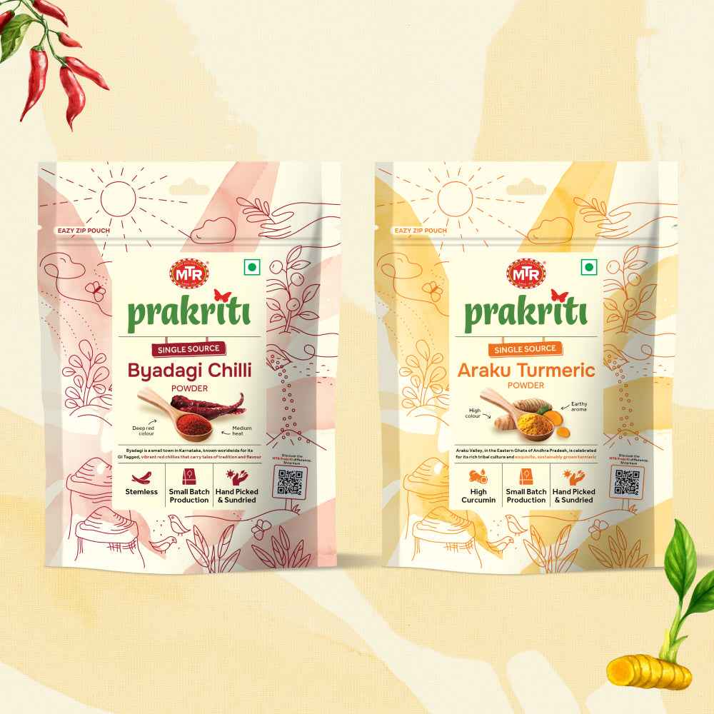Byadagi Chilli Powder & Araku Turmeric Powder