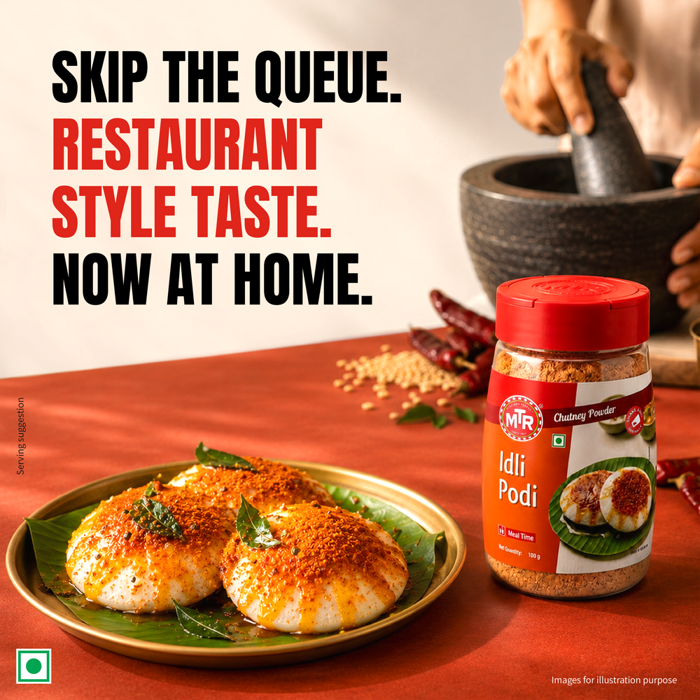 Idli Podi Sprinkler