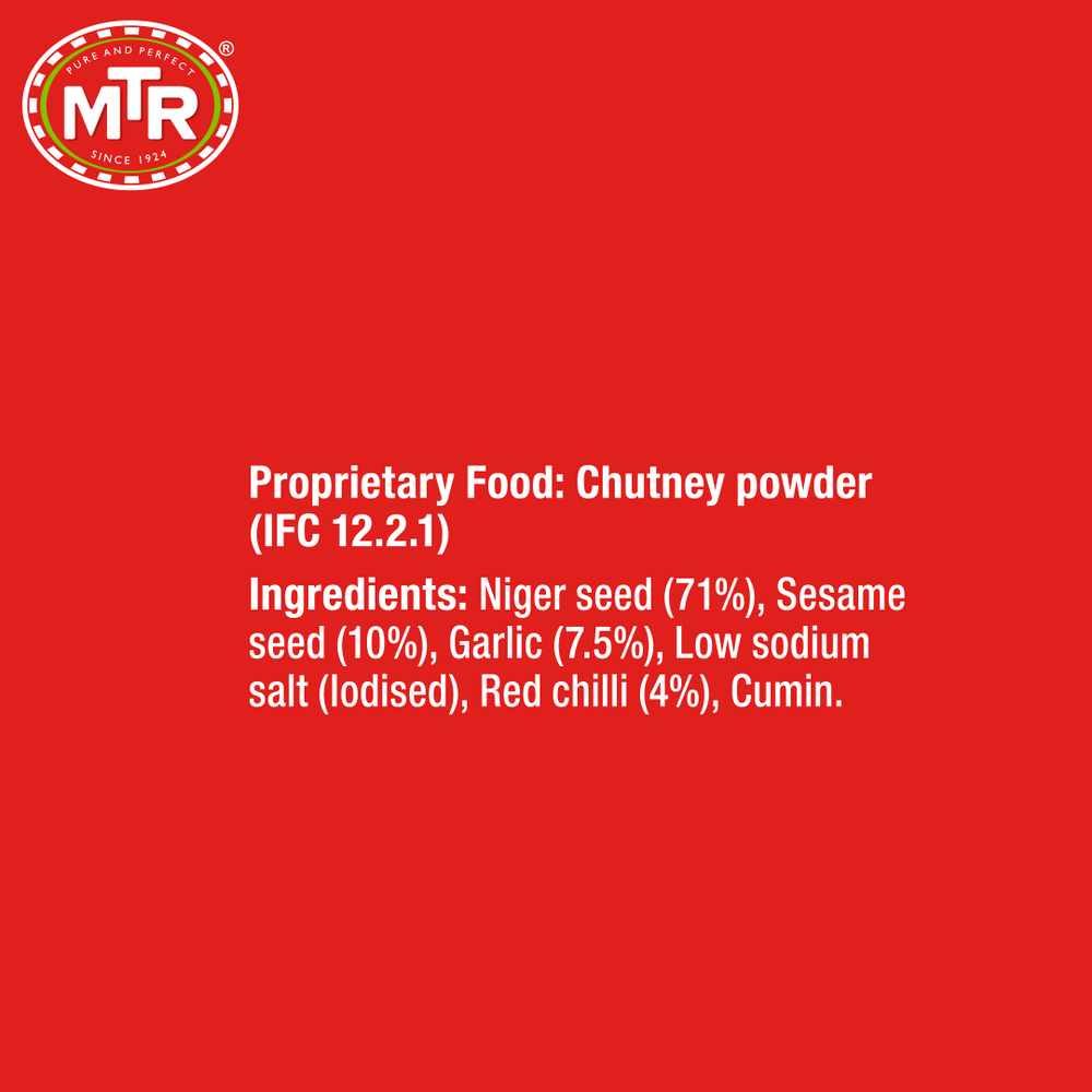 Nigerseeds Chutney Powder (Gurellu Chutney Powder)