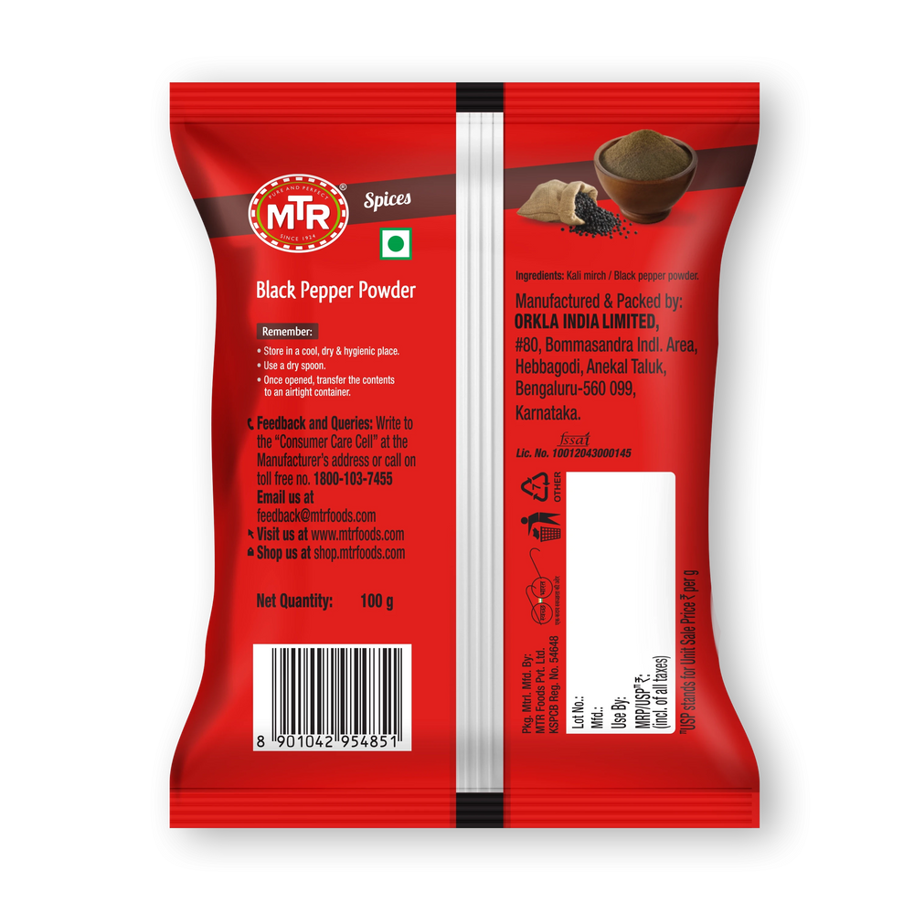 MTR Kali Mirch Black Pepper Powder