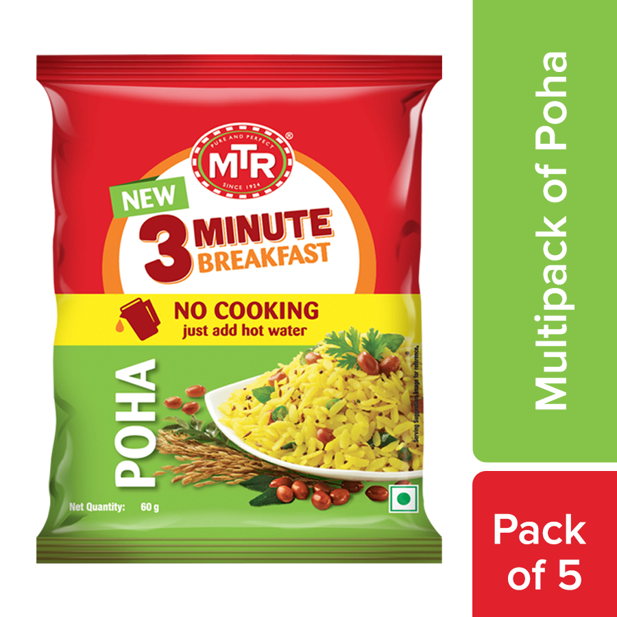 MTR 3 Minute Poha Pouch ( Pack of 5 )
