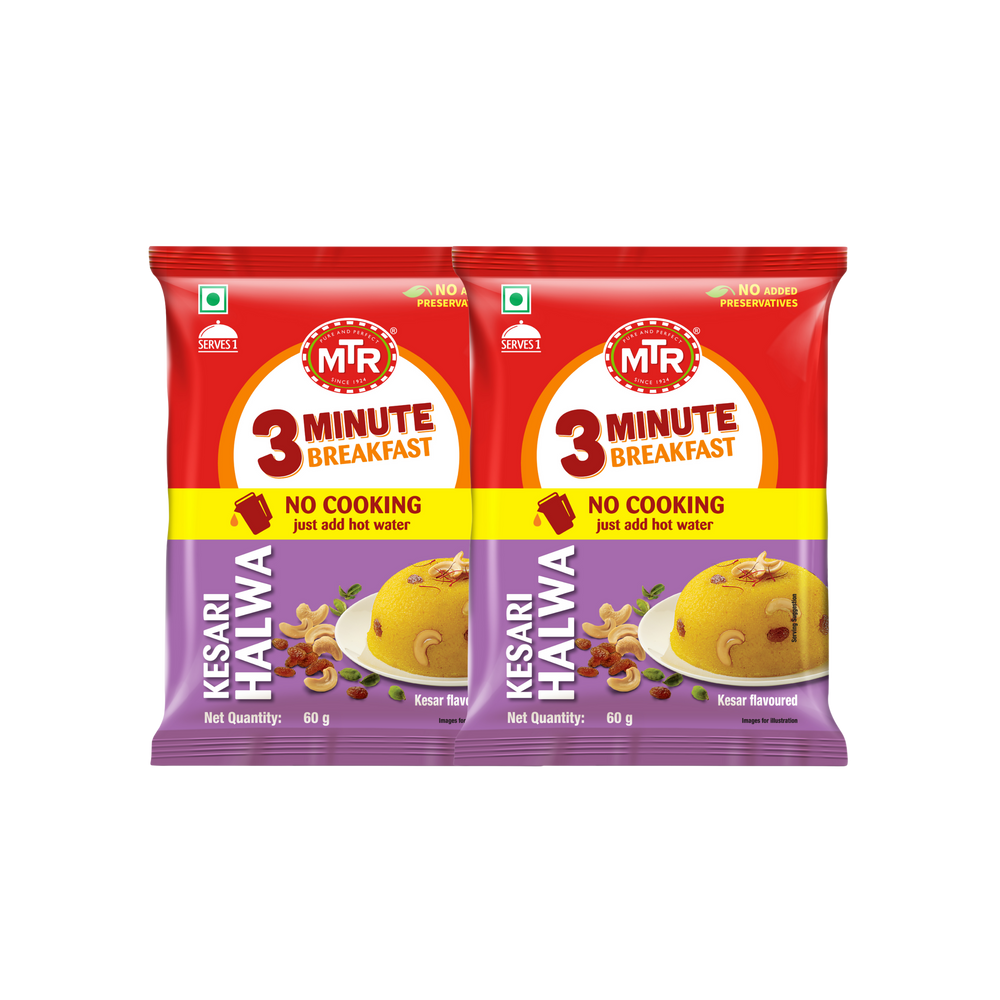 3 Minute Kesari Halwa (Buy One Get One Free)