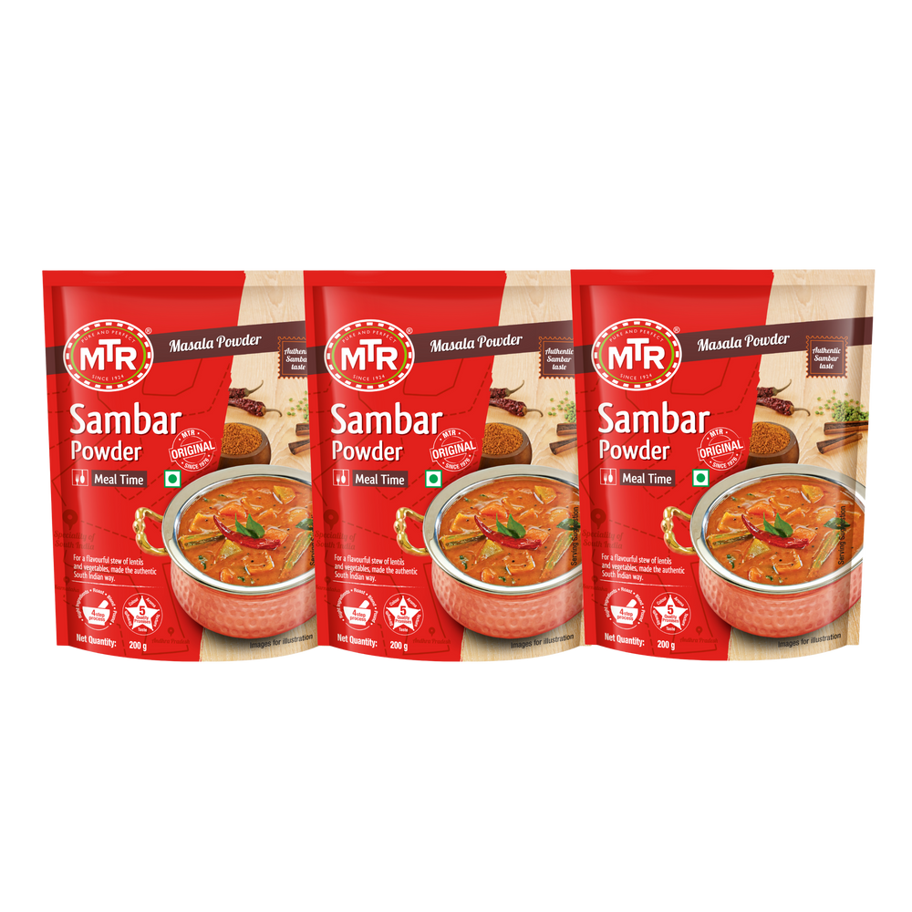MTR Sambar Powder (3x Value Pack) 100 g