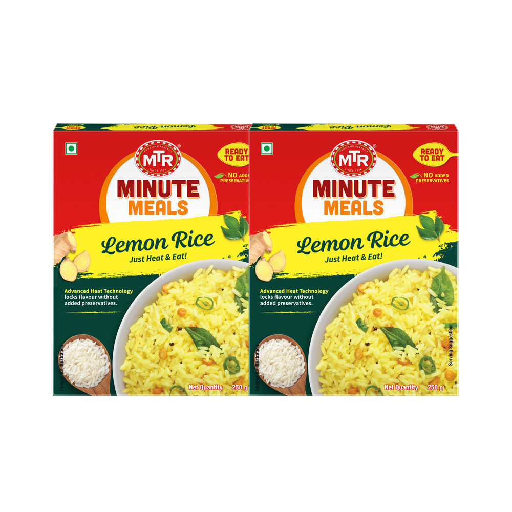 MTR Ready to Eat Lemon Rice (Pack of 2)