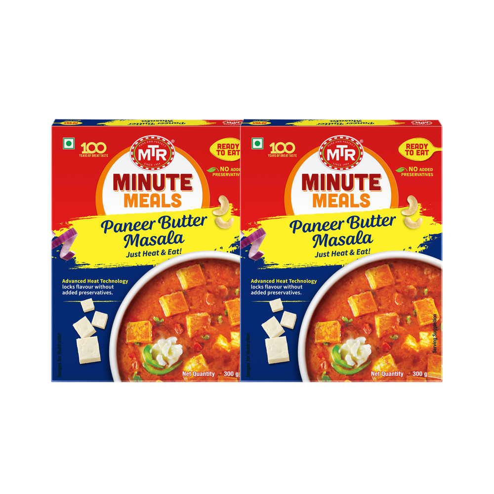 Ready to Eat Paneer Butter Masala (Pack of 2)