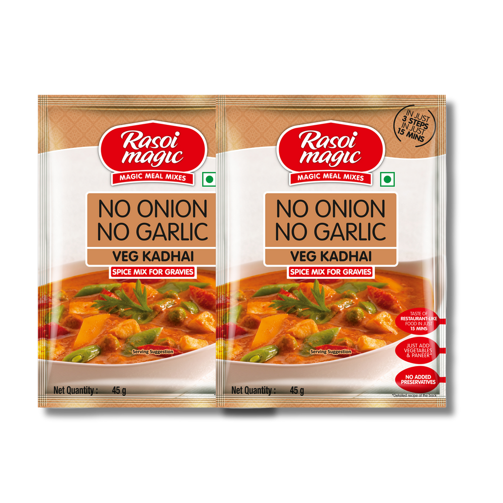 No Onion No Garlic Veg Kadhai (Pack of 2)