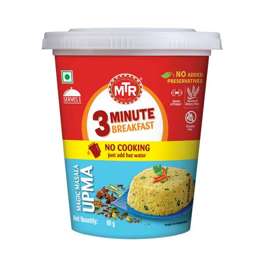 3 Minute Magic Masala Upma Cup