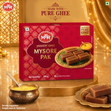 Thumbnail for MTR Jaggery Ghee Mysore Pak 200g - Orkla India