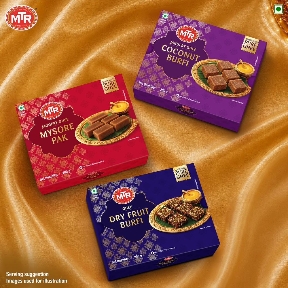 MTR Jaggery Ghee Mysore Pak 200g - Orkla India