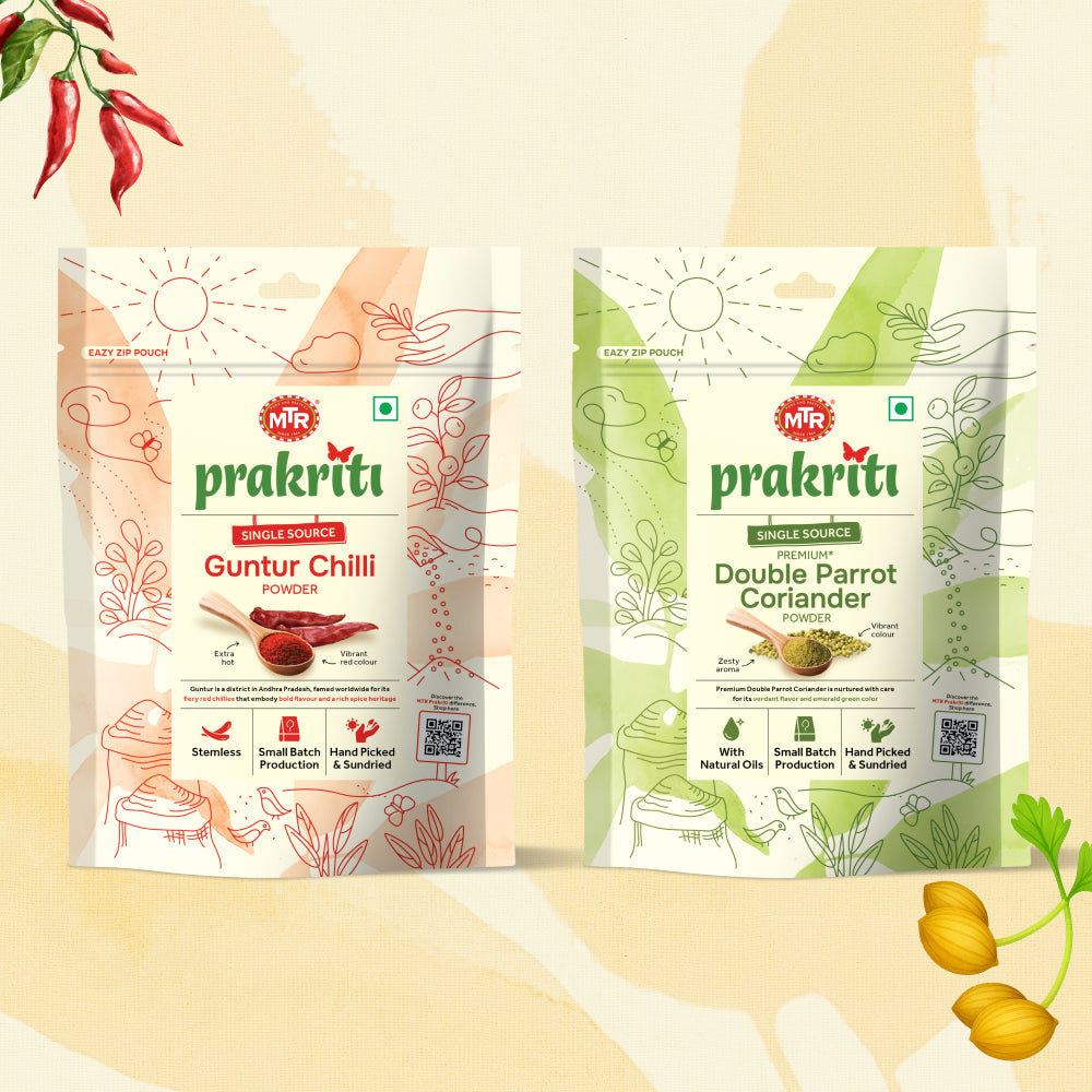 Guntur Chilli Powder & Kumbharaj Double Parrot Coriader Powder