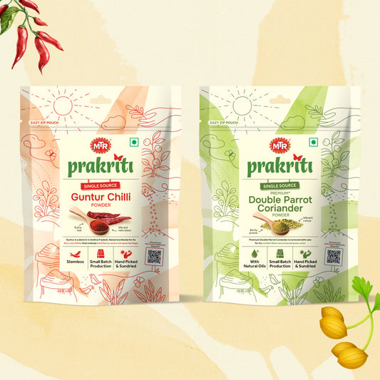 Guntur Chilli Powder & Kumbharaj Double Parrot Coriader Powder