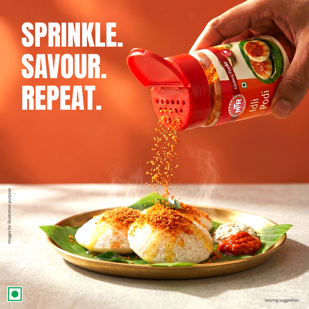 Idli Podi Sprinkler