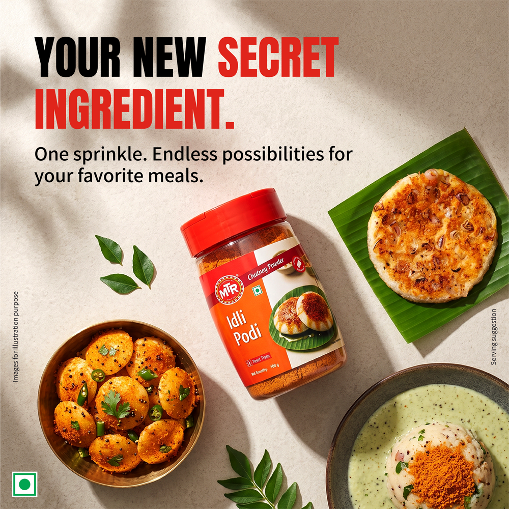 Idli Podi Sprinkler