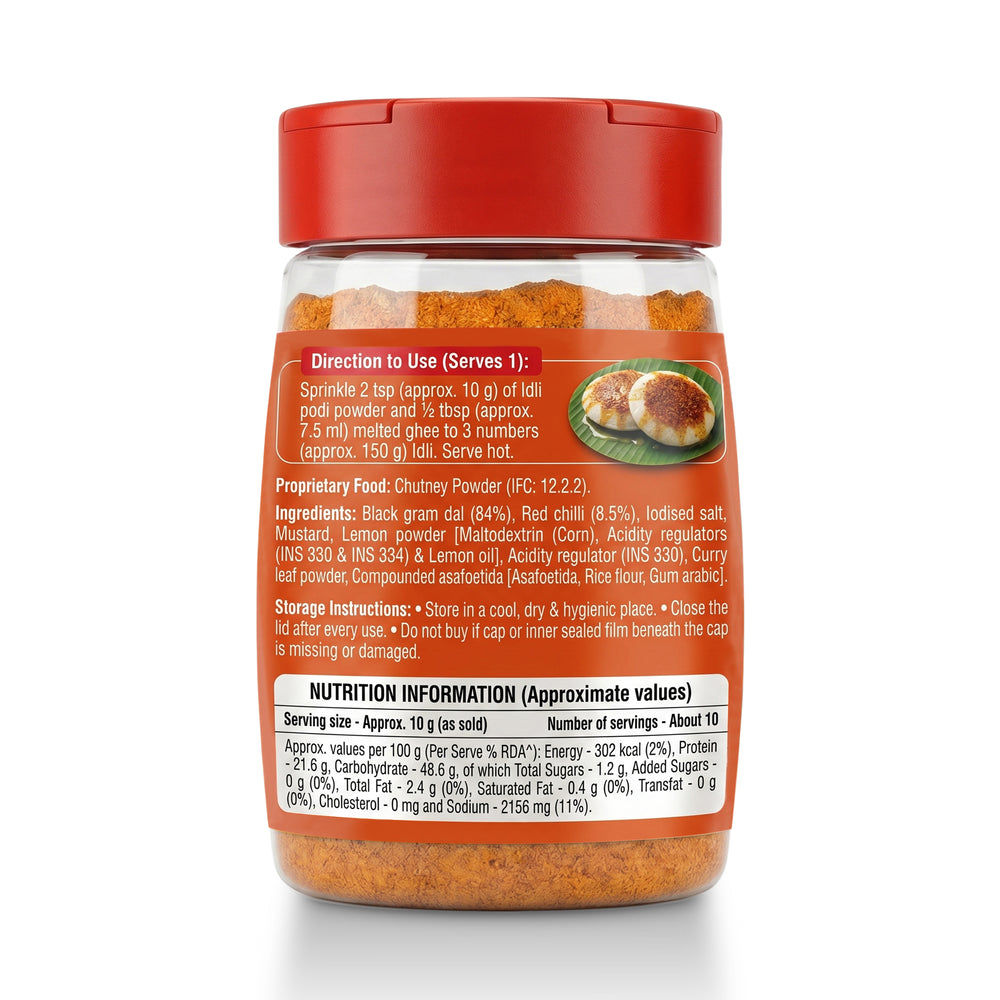 Idli Podi Sprinkler