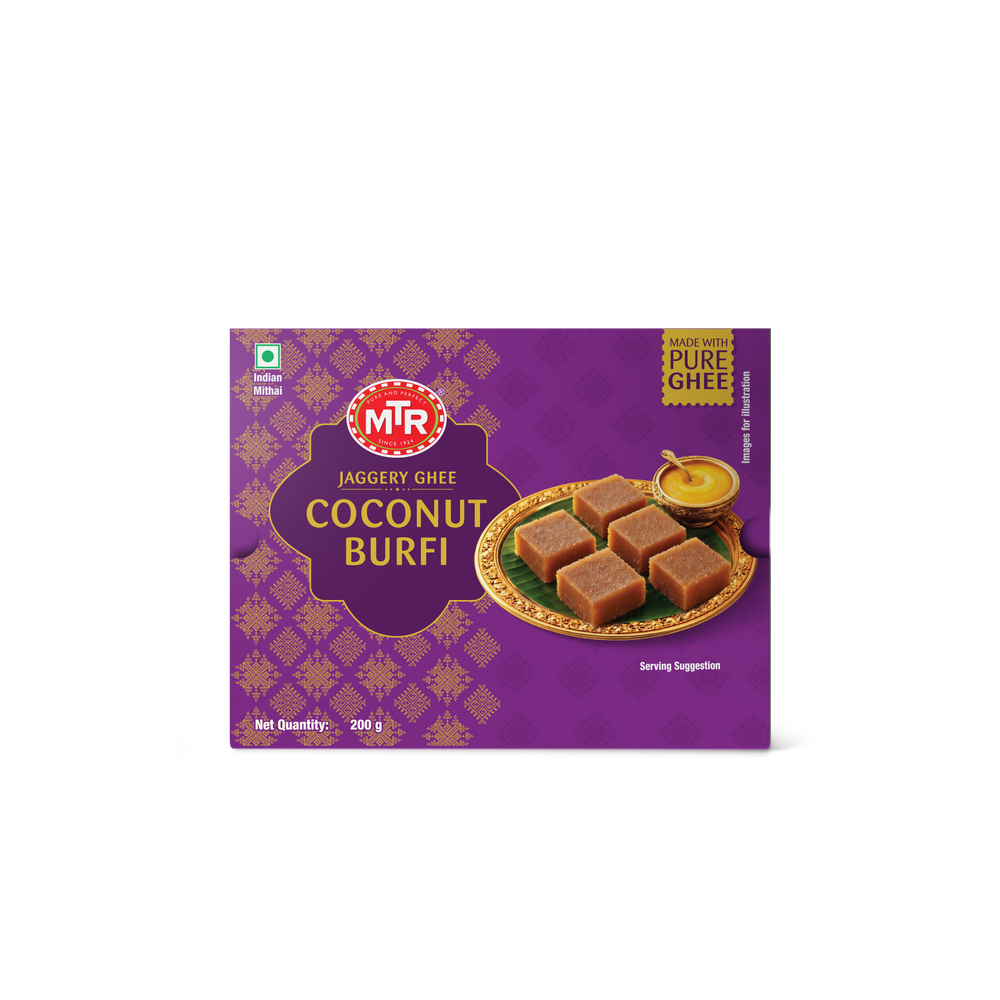 MTR Jaggery Ghee Coconut Burfi 200g