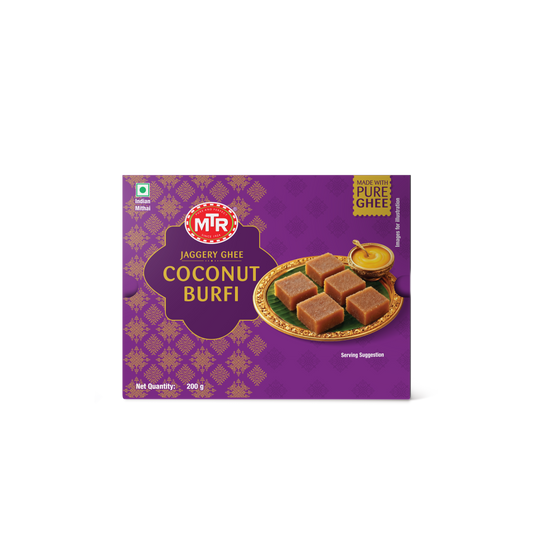 MTR Jaggery Ghee Coconut Burfi 200g