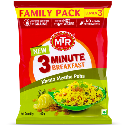 MTR  3 Minute Khatta Meetha Poha (Buy One Get One Free)