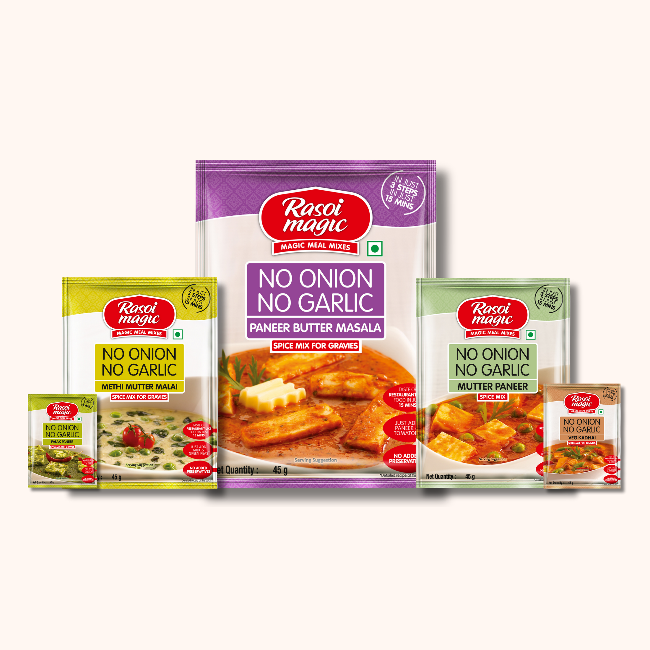 No Onion No Garlic Range