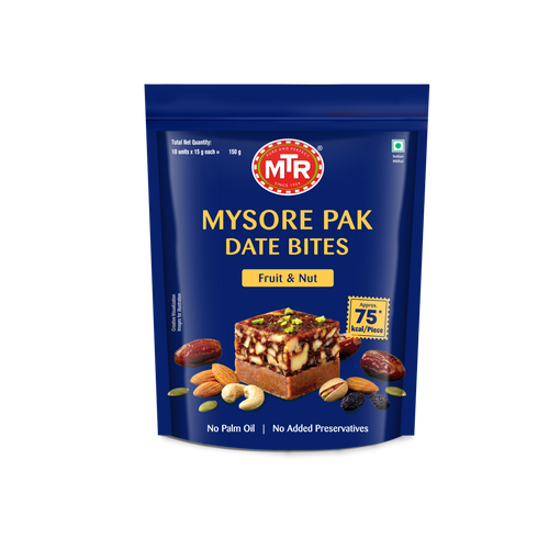 MTR Mysore Pak Date Bites - Fruit & Nut - 150g