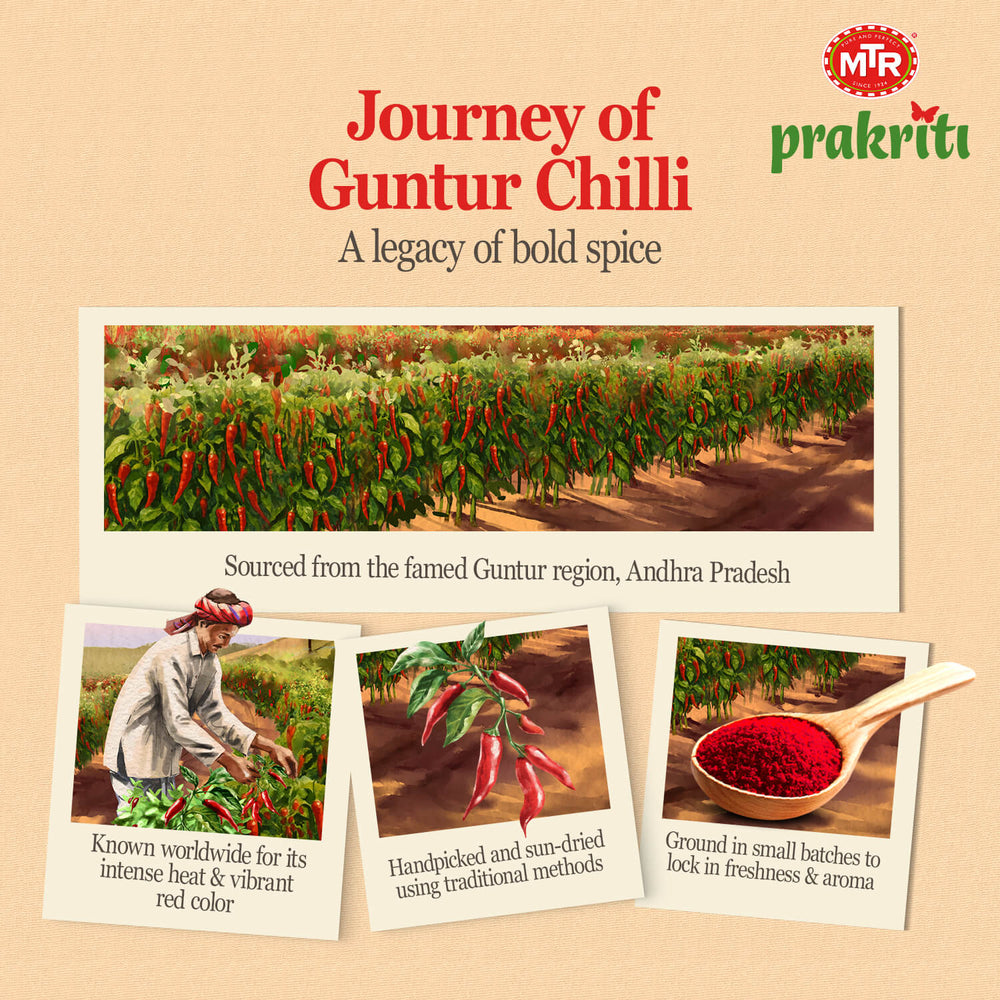 Guntur Chilli Powder & Byadagi Chillie Powder
