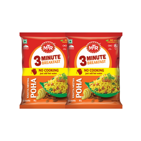 3 Minute Khatta Meetha Poha (Buy One Get One Free)