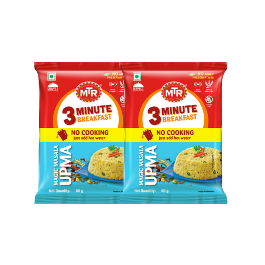 3 Minute Magic Masala Upma Pouch (Buy One Get One Free)