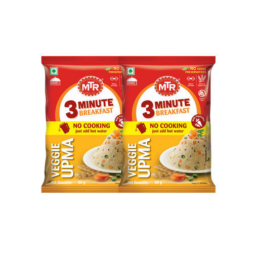 3 Minute Veggie Upma (Buy One Get One Free)