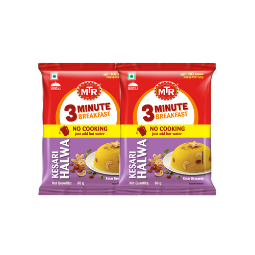 3 Minute Kesari Halwa (Buy One Get One Free)