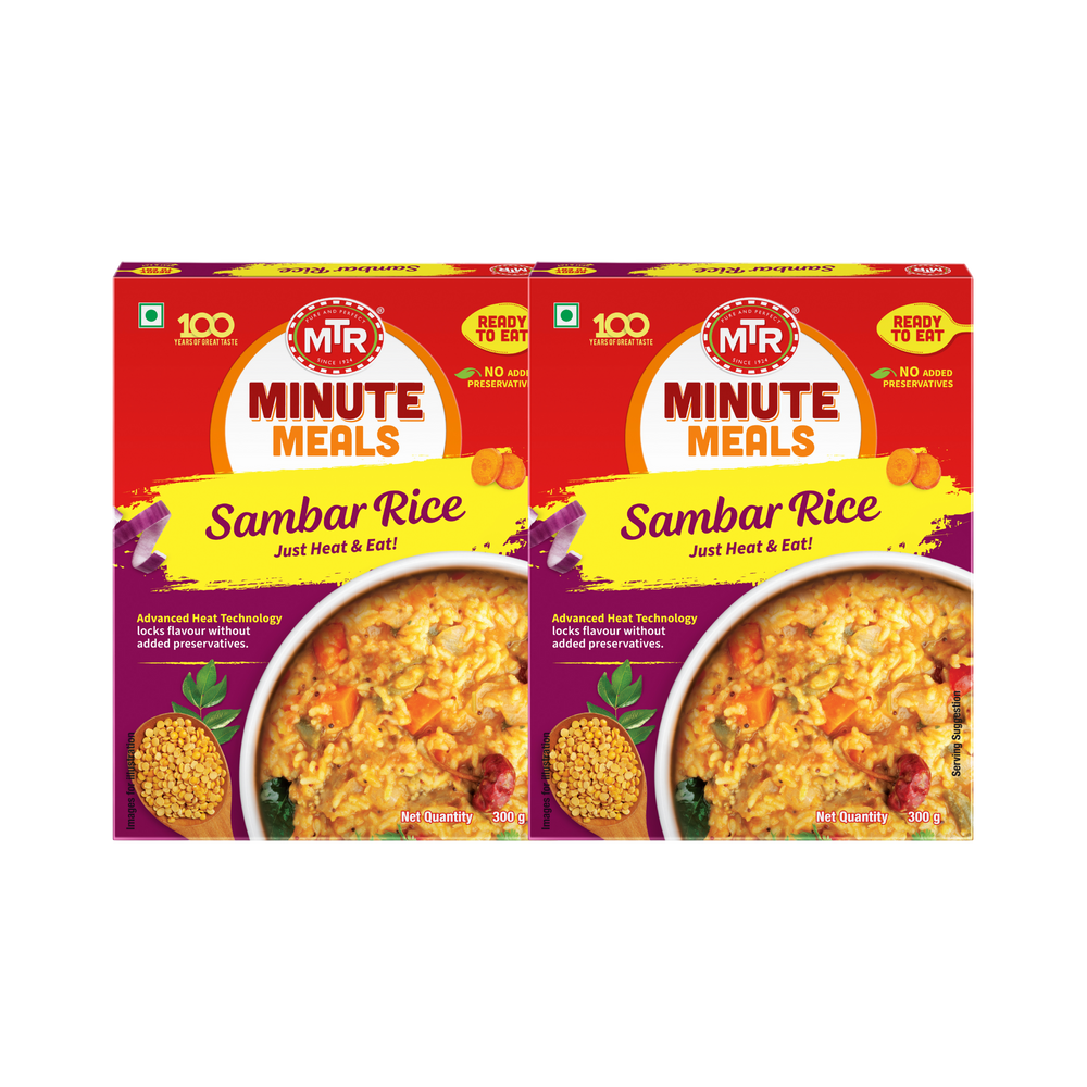 Ready to Eat Sambar Rice (Pack of 2)