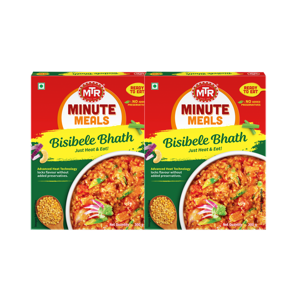 Ready to Eat Bisibele Bhath (Pack of 2)