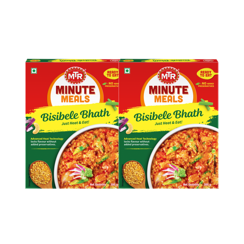 Ready to Eat Bisibele Bhath (Pack of 2)