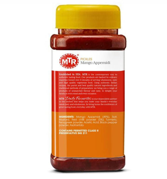 MTR Mango Appemidi Pickle 500g - Orkla India
